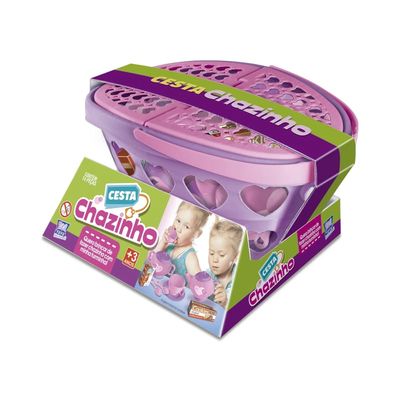 Cesta Meu Chazinho Zuca Toys com Acessórios