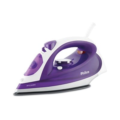Ferro de Passar Roupa a Vapor Philco PFV2300RX Roxo - 220V