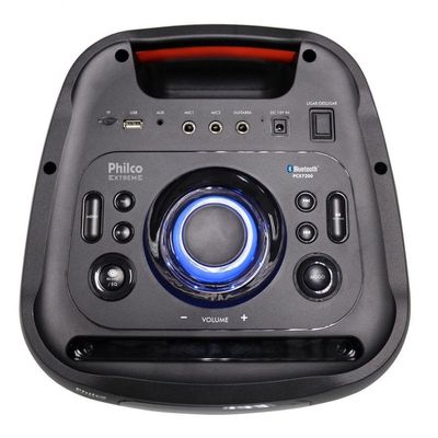 Caixa de Som Amplificada Philco PCX7200 - 1350W Connection Preta Bivolt