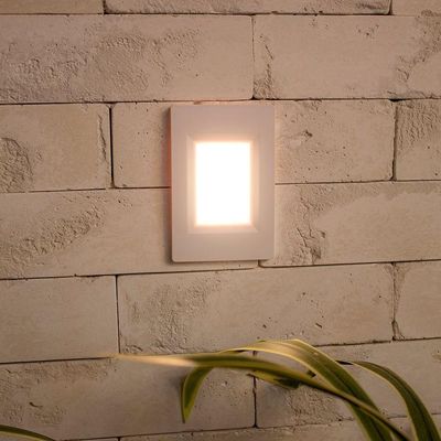 Balizador Blumenau Litten Embutir Led 2w Bivolt Branco 3000k Luz Amarela