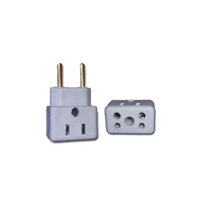 Adaptador Tomada Argentina Universal 2 Pinos 10A