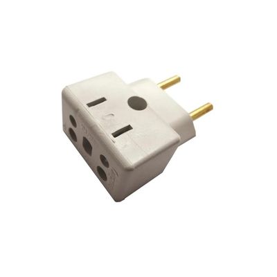 Adaptador Tomada Argentina Universal 2 Pinos 10A