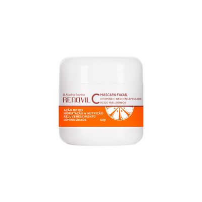 Renovil C - Mascara Facial De Vitamina C E Acido Hialuronico (3922)