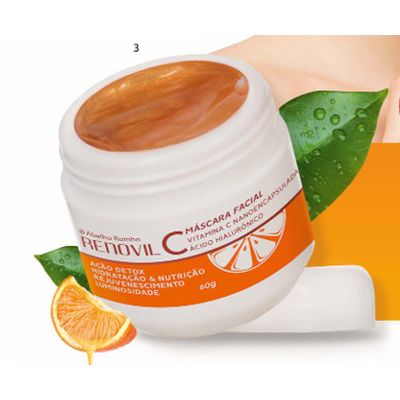 Renovil C - Mascara Facial De Vitamina C E Acido Hialuronico (3922)