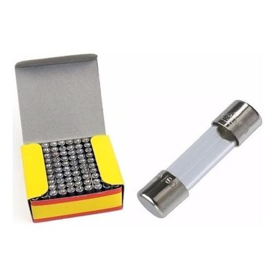 Fusivel Vidro Pequeno 10A 5X20Mm Bivolt Regua Tomada 10un