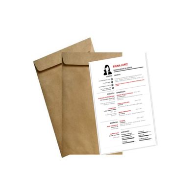 Caixa com 100 Envelopes A4 Kraft (24x34 cm) Proteja e Apresente com Excelência