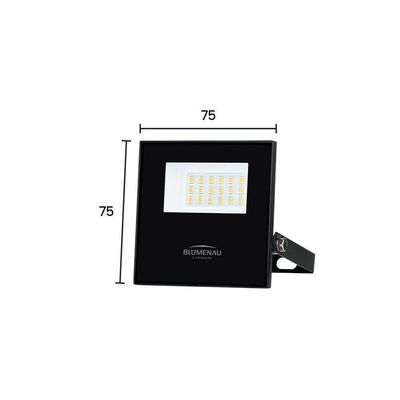 Refletor Blumenau Led Play 20w Preto Bivolt 3000k Luz Amarela