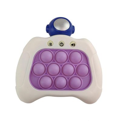 Pop It Mini Game Fidget Sensorial 4 Modos Astronauta Luz Som Portatil Criança Jogo Ansiedade