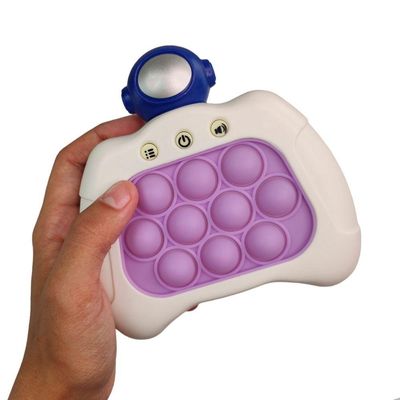 Pop It Mini Game Fidget Sensorial 4 Modos Astronauta Luz Som Portatil Criança Jogo Ansiedade