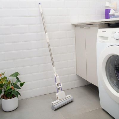 Mop Simplo Slim Esponja Com Sistema De Alavanca
