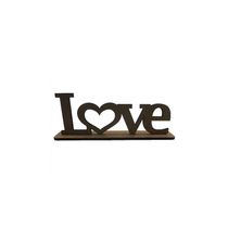 Recorte Decorativo Love de Mdf 30x6cm
