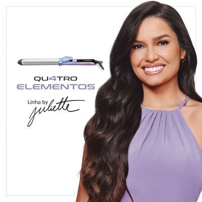 Modelador de Cachos By Juliette Mondial Azul e Rosa 70W MC-JU-03 Bivolt