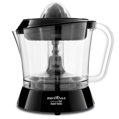 Espremedor de Frutas Britânia Bellagio 350 Turbo Preto 127V