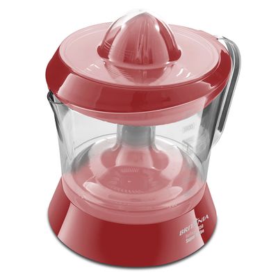 Espremedor de Frutas Britânia Bellagio 350 Turbo Vermelho 127V