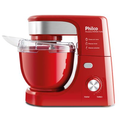 Batedeira Philco Vermelha PHP500 Turbo 127V