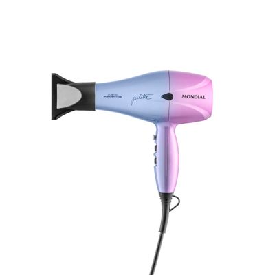 Secador de Cabelo By Juliette Mondial Azul e Rosa 2000W SCP-JU-03 110