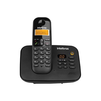 Telefone Intelbras sem Fio com Secretária Eletrônica Ts3130 Preto