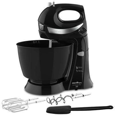 Batedeira Britânia Diamante Duo Mixer Turbo PR 4,3L 350W 127V