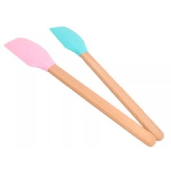 Jogo de Espátulas de Silicone Cazza Bakery 2 Peças - Item Sortido Jogo de Espátulas de Silicone Cazza Bakery 2 Peças - Item Sortido