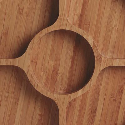 Gamela com 5 Divisórias Bamboo