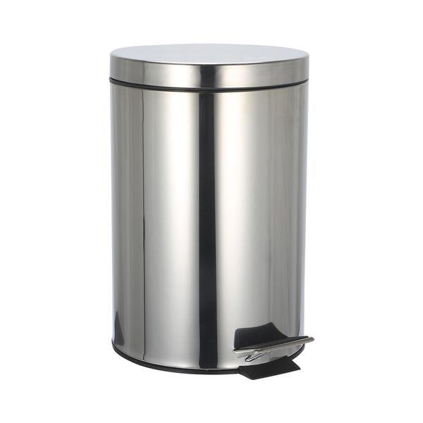 Lixeira de Inox com Pedal Le Shine Inox Prata 12L