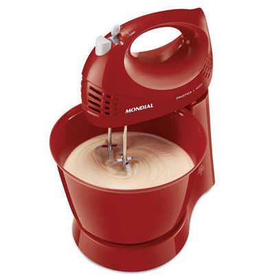 Conjunto Especial Mondial KT-105-R (Espremedor Premium + Batedeira Prática + Liquidificador Turbo Power) Vermelho / 110V