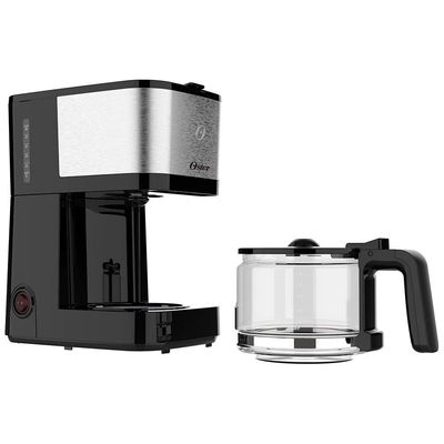 Cafeteira Elétrica Oster OCAF300 19 Xícaras Preto com Inox / 110V