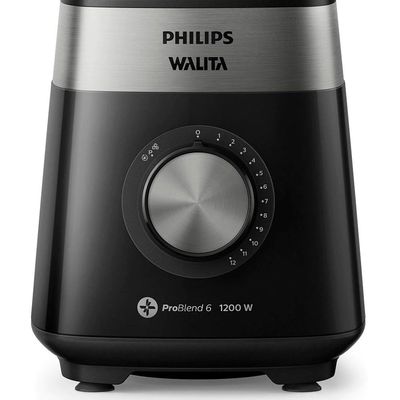 Liquidificador Philips Walita RI2242 1200W com 12 Velocidades Preto / 220V
