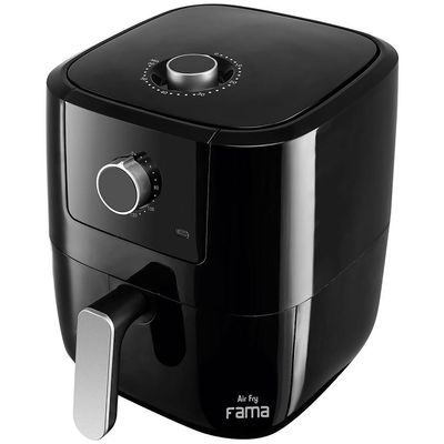 Kit Fritadeira Eletrica Fama 3L + Panela De Pressão Preto / 220V