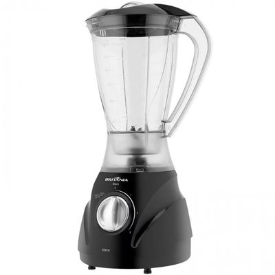 Liquidificador Britânia Black 600W com 3 Velocidades Preto / 110V