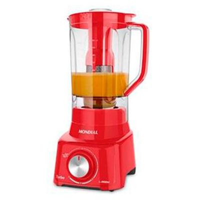 Liquidificador Turbo com 5 Velocidades 900W Mondial Vermelho / 220V