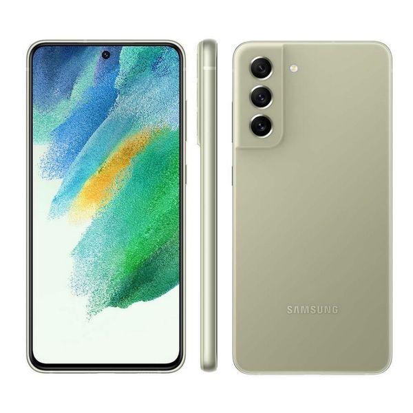 Smartphone Samsung Galaxy S21 FE 5G 128GB 6GB RAM Tela Infinita 6.4 Polegadas Verde