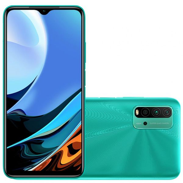 Smartphone Xiaomi Redmi 9T Verde 128GB Tela 6,53 Verde