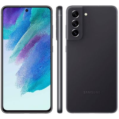 Smartphone Samsung Galaxy S21 FE 5G 256GB 6GB RAM Tela Infinita de 6.4 Câmera Traseira Tripla Android 11 Preto