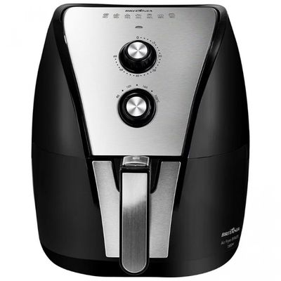 Fritadeira Elétrica Sem Óleo Air Fryer BFR40PI 5L Britânia Preto com Inox / 110V