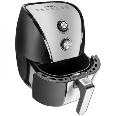 Fritadeira Elétrica Sem Óleo Air Fryer BFR40PI 5L Britânia Preto com Inox / 110V