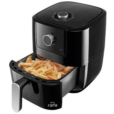 Kit Fritadeira Eletrica Fama 3L + Panela de Pressão Preto / 110V