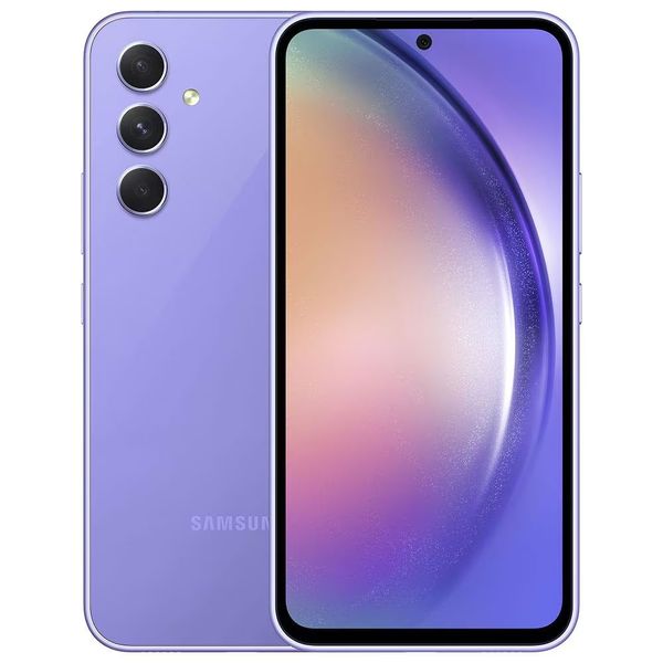 Smartphone Samsung Galaxy A54 5G 128GB, 8GB de RAM, Processador Octa-Core Tela Infinita de 6.4 Violeta