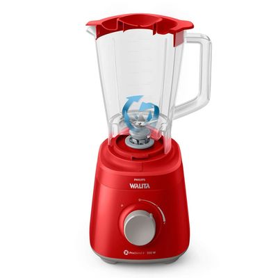 Liquidificador Philips Walita Daily RI2110 550W com 2 Velocidades Vermelho / 110V