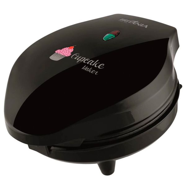 Máquina de Cupcake Cupcake Maker 3 para 7 Cupcakes Britânia Preto / 110V Máquina de Cupcake Cupcake Maker 3 para 7 Cupcakes Britânia Preto / 110V