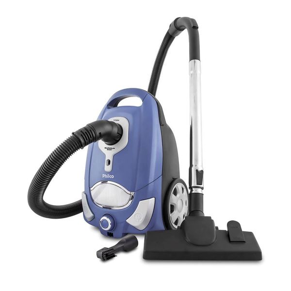 Aspirador de Pó Philco Silencium Easy PAS03AZ 1250W Azul / 220V Aspirador de Pó Philco Silencium Easy PAS03AZ 1250W Azul / 220V
