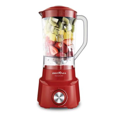 Liquidificador Diamante 800 com 4 Velocidades 900W Britânia Vermelho / 110V