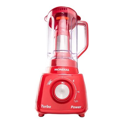 Liquidificador Mondial L99-FR Turbo Power 500W com 3 Velocidades Vermelho / 110V