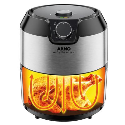 Fritadeira sem Óleo Air Fryer Super Inox IFRY 4,2 Litros Arno Inox / 110V
