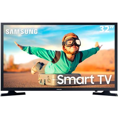 Smart Tv LED 32 Polegadas HD T4300 HDR Dolby Digital Plus Samsung Preto / Bivolt