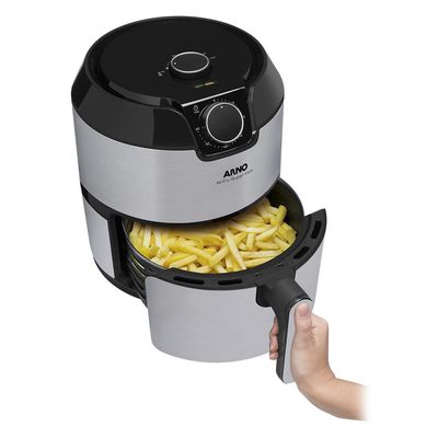 Fritadeira sem Óleo Air Fryer Super Inox IFRY 4,2 Litros Arno Inox / 110V