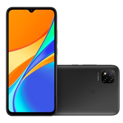 Smartphone Xiaomi Redmi 9C 32GB, Tela de 6.53 Cinza