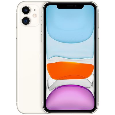 iPhone 11 Apple 128GB Branco Tela de 6,1 Câmera Dupla de 12MP iOS Branco