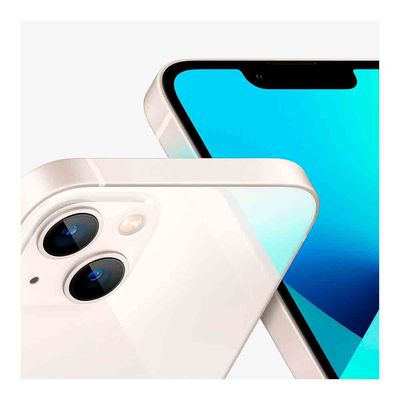 iPhone 13 256GB Estelar Tela 6,1 Pol Câmera Dupla12MP Apple Branco / Bivolt