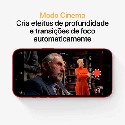 iPhone 13 256GB Estelar Tela 6,1 Pol Câmera Dupla12MP Apple Branco / Bivolt